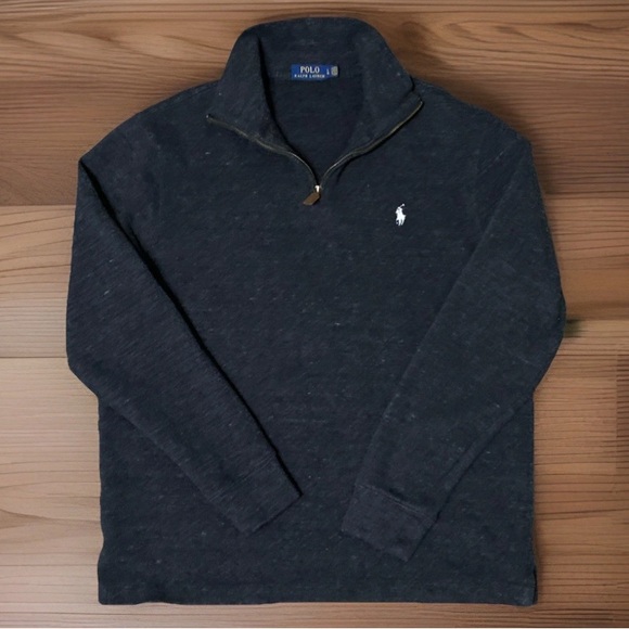 Polo Ralph Lauren Other - Polo Ralph Lauren Men’s Quarter Zip Pullover Blue Size L Classic Style